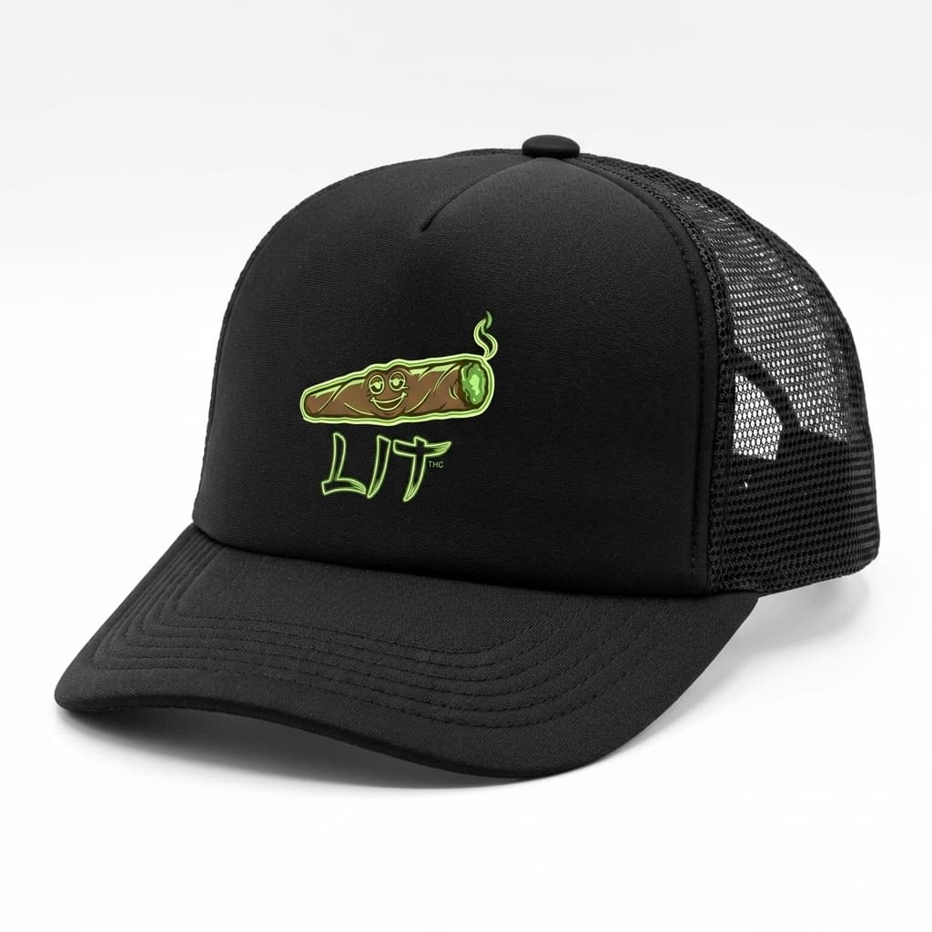 Lit Trucker — Black