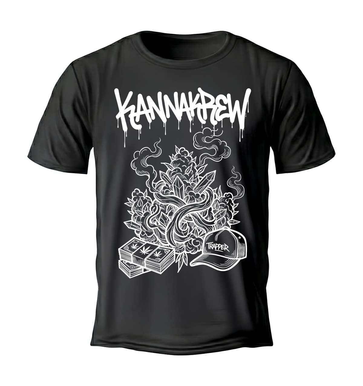 Kanna Fitti Tee — Black