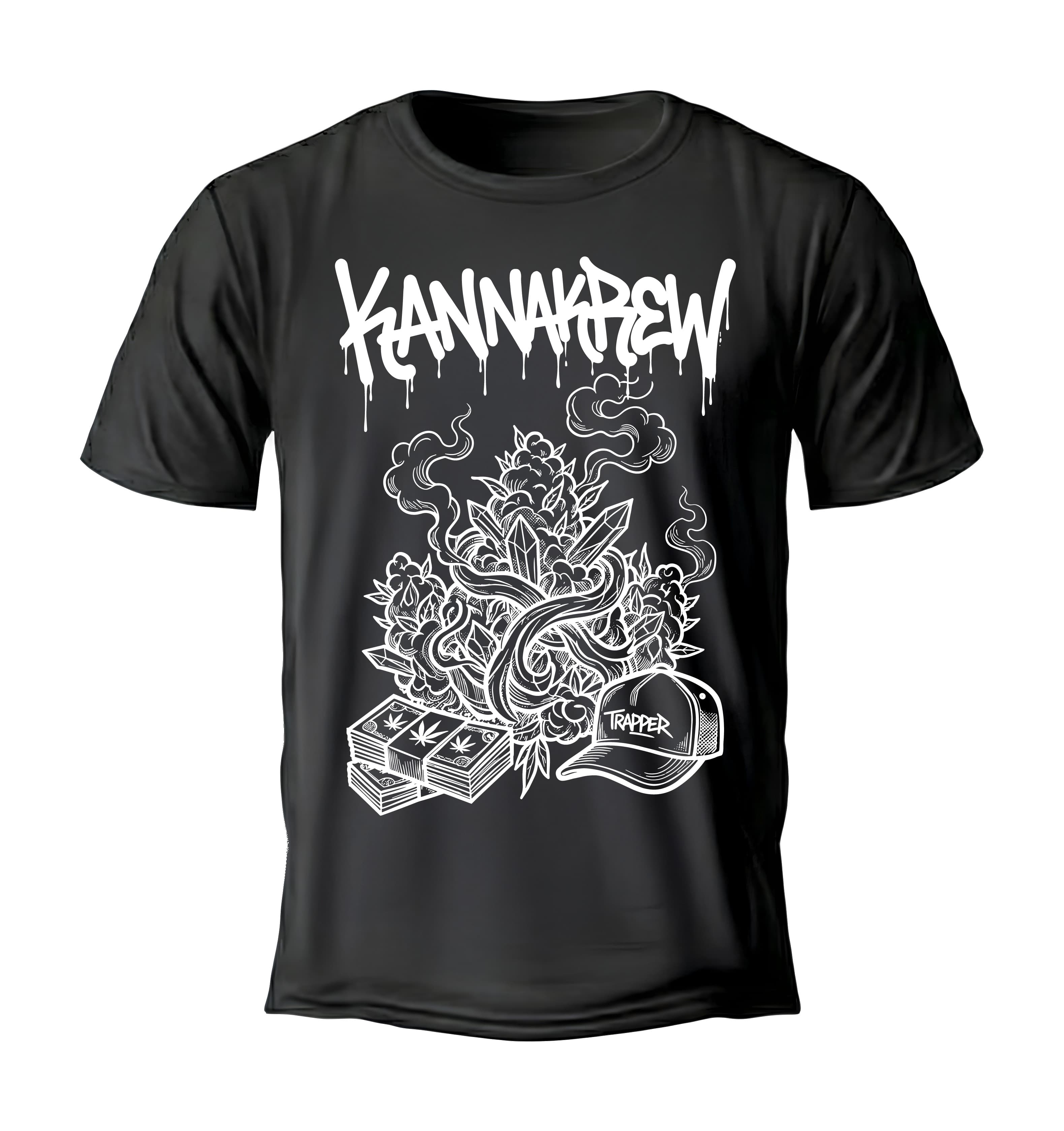 Kanna Fitti Tee — Black