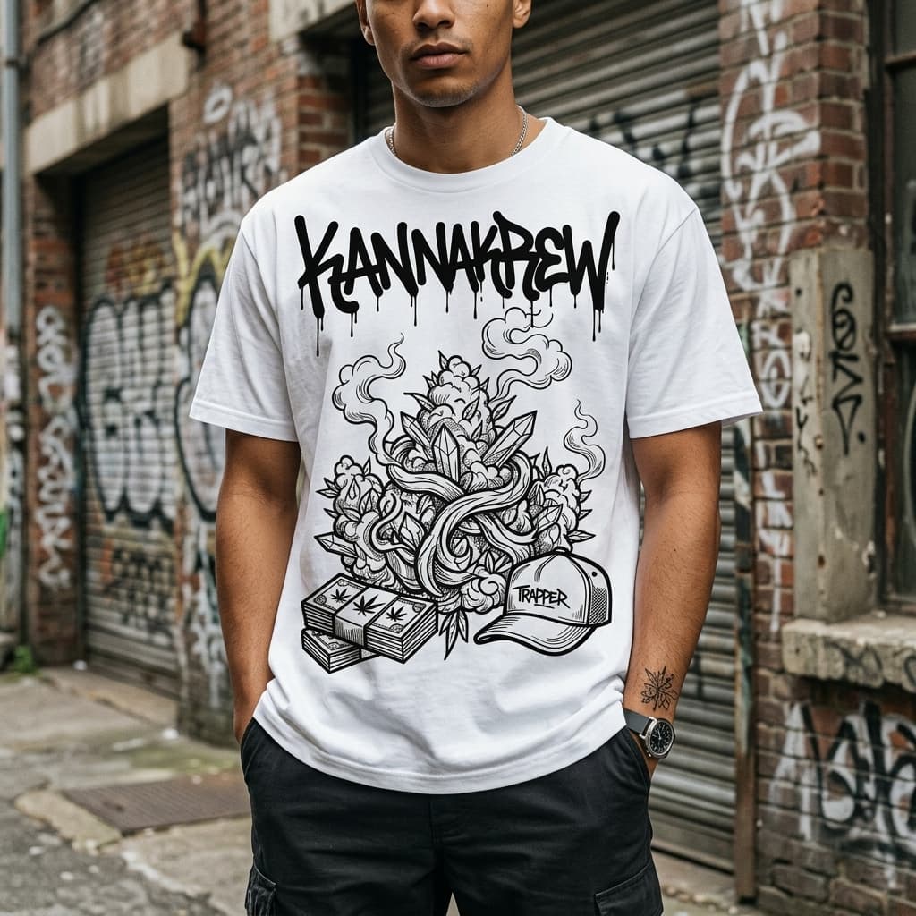Kanna Fitti Tee — White