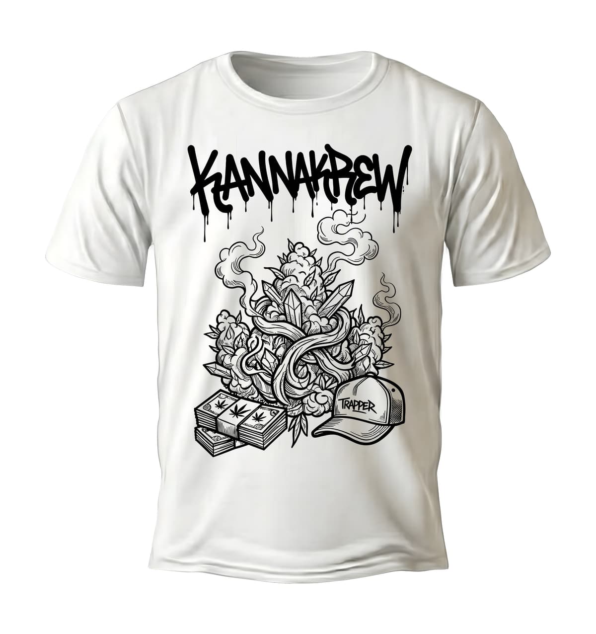 Kanna Fitti Tee — White
