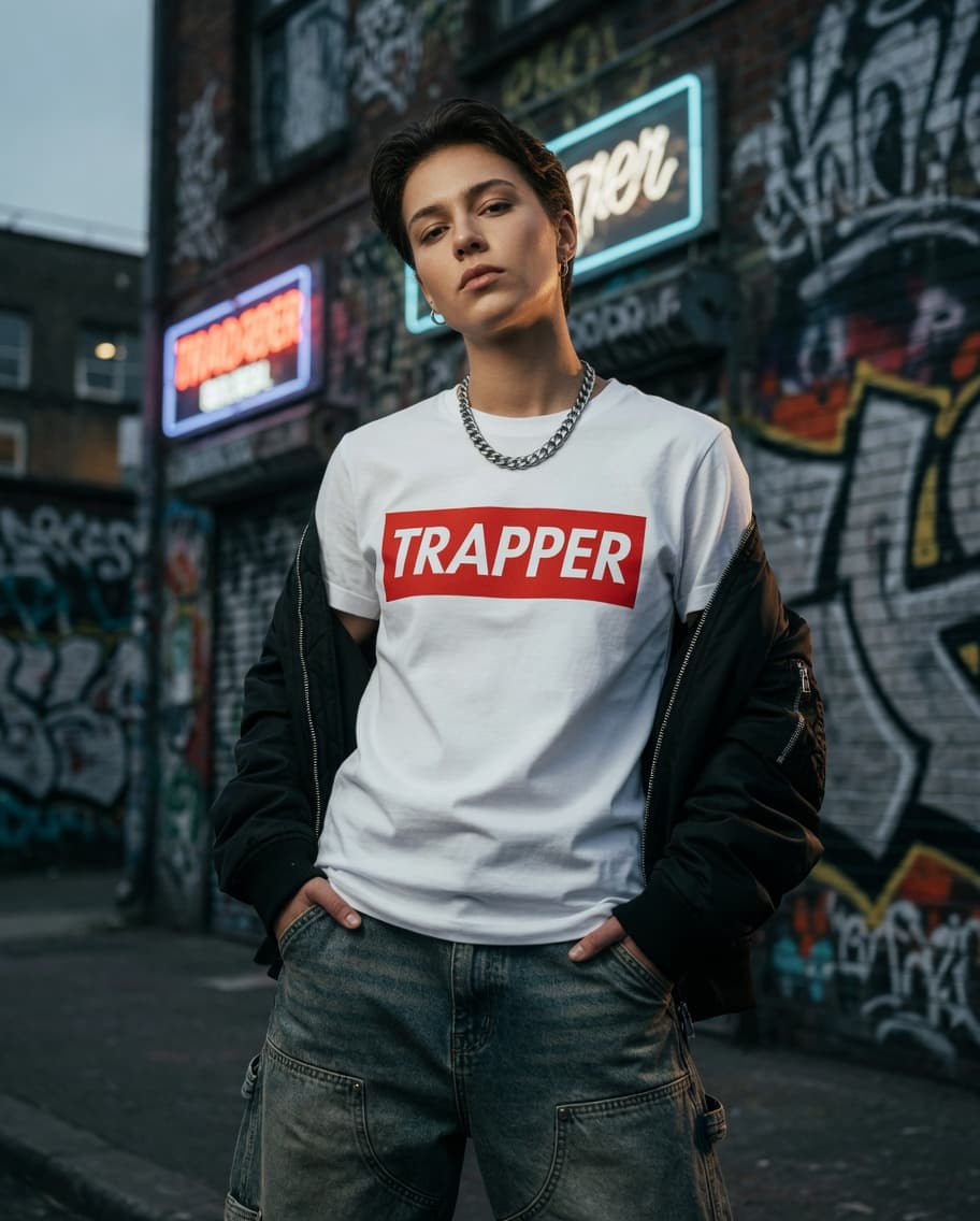 Trap Supreme Classic Tee — White
