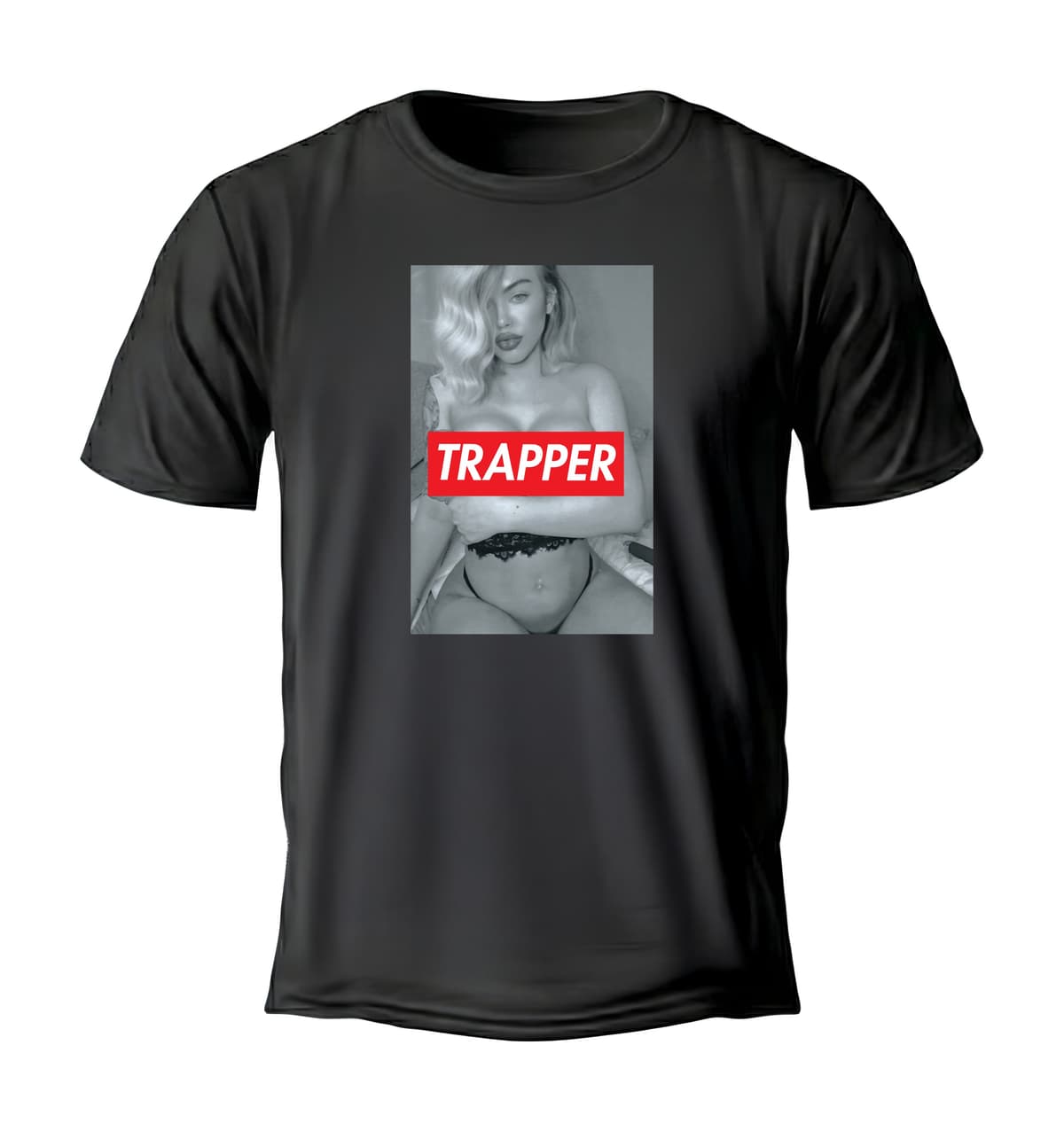 Trap Supreme Heartbreak Tee — Black