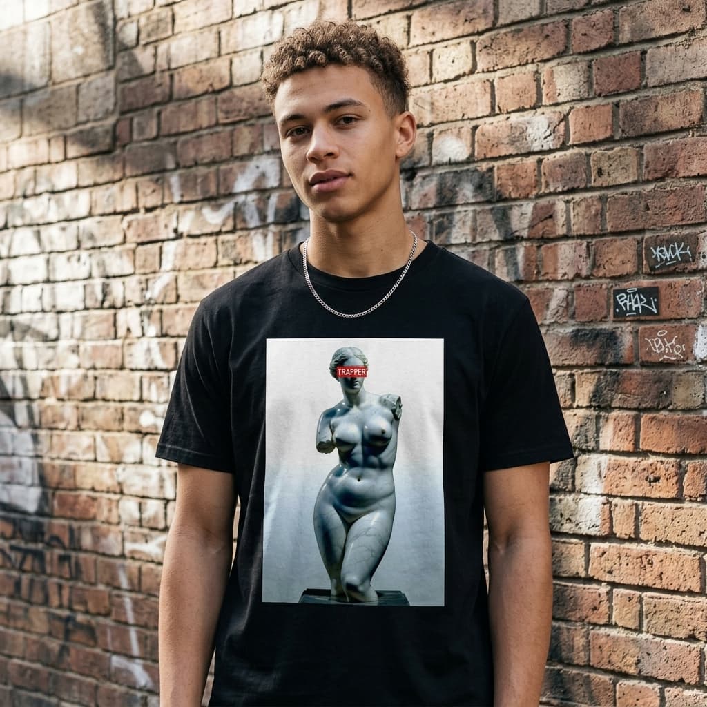 Trap Supreme Venus Tee — Black