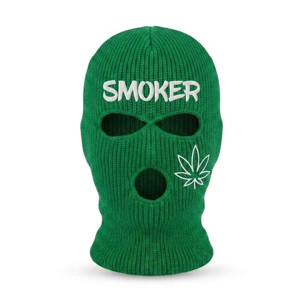 Smoker Balaclava — Green / Leaf