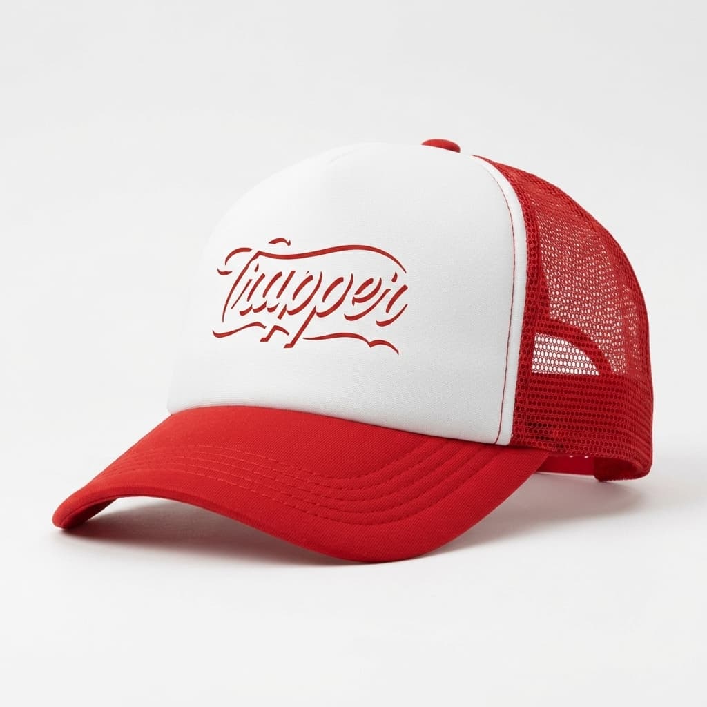 Trap Cola Trucker — White / Red